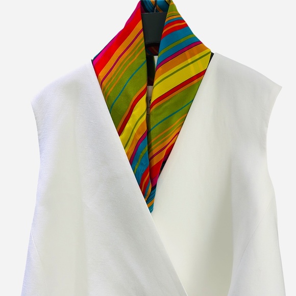 NWT SILKLETTE Carnaval 100% Fine Silk Kerchief Scarf MULTICOLOR - Picture 4 of 11